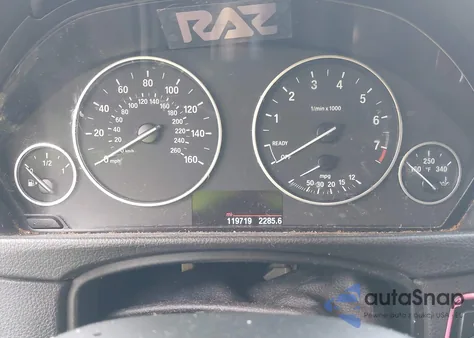 2015 BMW 320I из США, поврежденный, VIN WBA3B1G59FNT64473